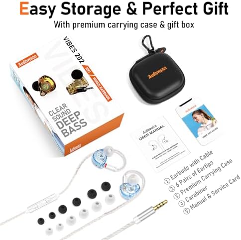 Unleash Exceptional Sound Quality with Vibes 202 MC USB-C Wired Earbuds: Premium Hi-Fi Audio, Advanced Noise Isolation, Ergonomic Comfort for i Phone 15/16 – Built-In Microphone for Effortless Communication & Durable Silver-Plated Cable – Includes Portable Case for On-the-Go Convenience