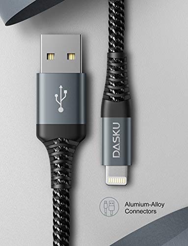 3-Pack 3 FT Lightning Cable – Premium Nylon Braided Fast Charging Cord for i Phone 13/12/11/Pro Max/X/Xs Max/Xr/8 Plus/7 Plus/6 S Plus/6 Plus/i Pad – Ultimate Durability & Tangle-Free Convenience