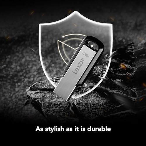 Lexar 128 GB M400 USB 3.2 Gen 1 Flash Drive – High-Speed Data Transfer Up to 150 MB/s for Effortless Storage Expansion and Backup, Sleek Black Design, Compatible with PCs, Macs & Gaming Consoles