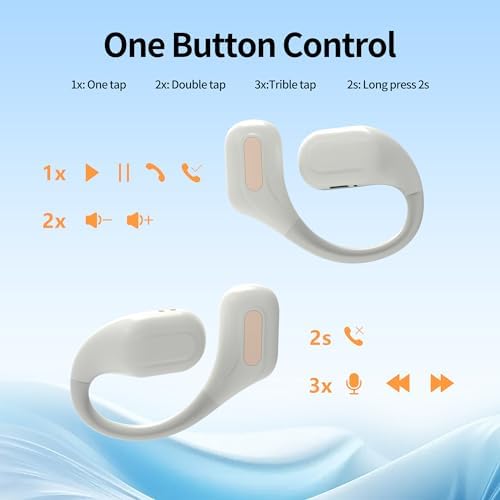 Elevate Your Audio Experience: Premium Bluetooth 5.3 Sport Earbuds with IP7 Waterproof Protection, 24-Hour Playback, Noise-Canceling Technology, and Secure Over-Ear Hooks for Unmatched Performance in Any Environment