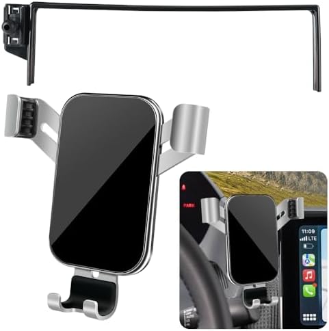 Premium Car Phone Holder for Toyota b Z4 (2023-2025) & Subaru Solterra (2023-2025) – Secure Mobile Cradle with 360° Rotation, Quick-Release Design, and Built-In Charging for Enhanced Navigation and Seamless Connectivity – Essential Auto Interior Accessory for Safer Driving