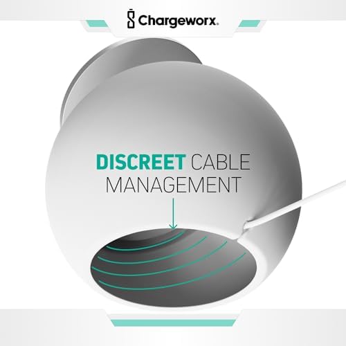 Magnetic Charging Stand, Premium Spherical Silicone Phone Stand, Wireless and Portable, Compatible with MagSafe iPhone 16/15/14/13/12 Series and MagSafe Chargers, Black – Enhanced Compatibility and Speed