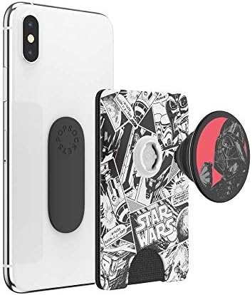 Revolutionary Pop Socket Phone Wallet with Expanding Grip – Sleek Card Holder for Effortless Access, Compatible with Wireless Charging for Enhanced Convenience and Speed