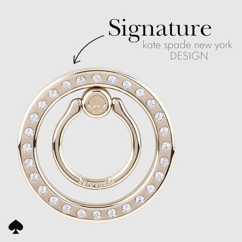 Transform Your Mobile Experience with the kate spade new york Tortoiseshell Magnetic Phone Ring Grip & Stand – Stylish, Removable & Mag Safe Compatible for Ultimate Convenience and Secure Handling