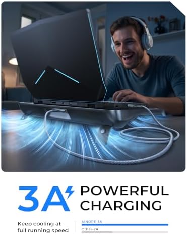 High-Speed AINOPE 2-Pack USB 3.0 A to A Male Cable – 6.6 FT Durable Male-to-Male Connection for KVM Switch, External Hard Drives, Laptops & TVs – Reliable Data Transfer Up to 5 Gbps for Enhanced Productivity and Versatile Use