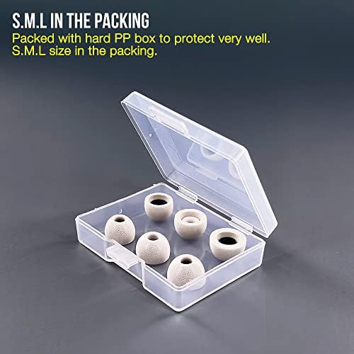 Upgrade Your Raycon Everyday Earbuds with Premium Memory Foam Eartips – Enhanced Noise Isolation & Comfort in Sleek Grey – Perfect Fit Replacement for Superior Sound Quality and Immersive Listening Experience