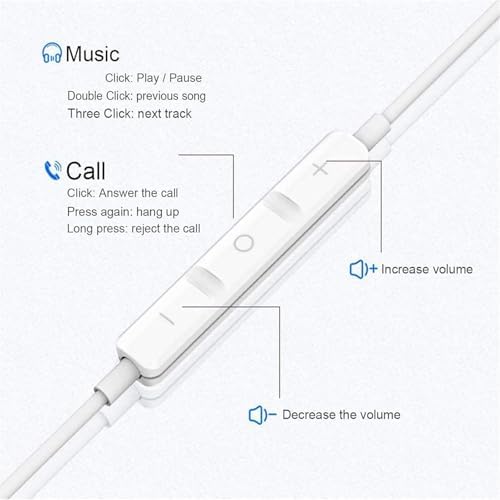 GAXIWILO MFi Certified Wired Earbuds – Dual Pack for i Phone, i Pad & Android Devices | Noise-Canceling Earphones with Built-In Mic & Inline Volume Control | Unmatched Comfort for Music Lovers & Active Users | Broad Compatibility with 3.5 mm Audio Devices | Perfect for Calls, Fitness, and Everyday Use