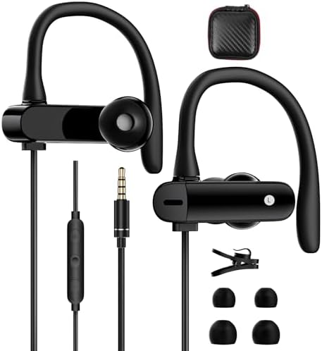 Experience Enhanced Audio Precision with Ergonomic Noise-Canceling Wired Earbuds – Perfect Headphones for Students Engaging in Online Learning and Music Exploration, Showcasing Superior High-Fidelity Microphone and Universal 3.5 mm Compatibility for Seamless Connection with Smartphones, Tablets, and Laptops, Expertly Crafted for Comfort During Lengthy Study Sessions and Captivating Lectures, Features Tangle-Free Cable for Effortless Usage, Lightweight Design for Ultimate Portability and Convenience on the Go.