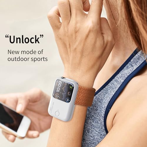 Portable Fast Charging Power Bank for Apple Watch – 1200 m Ah Ultra-Compact Charger Compatible with Series 10/9/8/7/6/5/4/SE – Essential Travel Accessory for Active Lifestyles and Busy Professionals