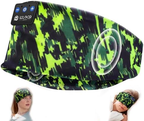 Ultimate Bluetooth 5.4 Sleep Headband Headphones – Designed for Side Sleepers, Unmatched Comfort for Active Lifestyles, Superior Sound Quality, Ergonomic Fit for Enhanced Relaxation, Ideal Tech Gift for Music and Podcast Enthusiasts