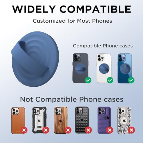 Revolutionary Magnetic Phone Ring Grip Holder – Ergonomic Silicone Finger Loop for i Phone Pro Max/Plus, 12/13/14/15/16 Series – Compatible with Mag Safe – Oat Color Enhances Aesthetics and Comfort – 360-Degree Rotation for Effortless Use – Secure Your Device with Style and Stability – Essential Smartphone Accessory for Unmatched Usability and Convenience
