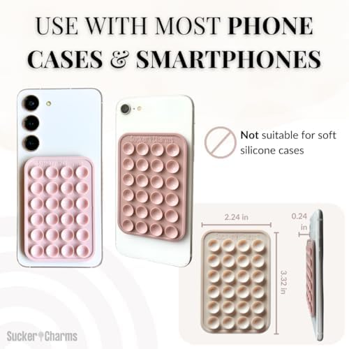 Lavender Fizz Silicone Phone Mount – Versatile Hands-Free Suction Holder for i Phone & Android – Ideal Tik Tok Filming & Video Call Accessory – Secure, Removable Grip for Effortless Mobile Use – Stylish & Functional Design for On-the-Go Convenience