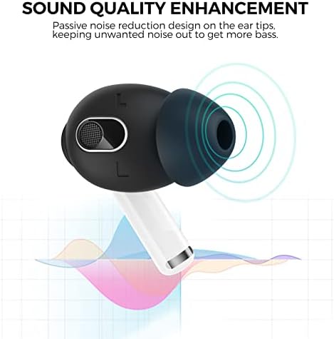 Aha Style Premium Silicone Ear Tips for Air Pods 3 (2021) – 3 Pairs in Large, Medium, and Small Sizes for Maximum Comfort and Noise Isolation – Ideal Apple Air Pods Accessories for Audiophiles Seeking Superior Sound Quality and Enhanced Listening Experience
