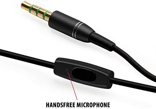 GOgroove Audi OHM HF Earbud Headphones – Superior Noise Isolating In-Ear Earphones with Deep Bass, Ergonomic Fit & Comfortable Gel Tips for All-Day Use – Perfect for Music Lovers, Commuters & Fitness Enthusiasts