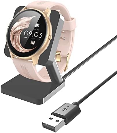 Lamshaw Smart Watch Charger Dock for AGPTEK LW11 – Sleek Desk Holder with Fast Charging Capability for 1.3-Inch Smartwatches – Durable, Portable Design Ensures Easy Access and Organization at Home or Office
