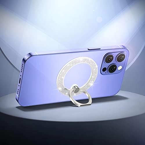 Revolutionary MINDSKY Mag-Safe Phone Grip & Stand for i Phone 12/13/14/15 Series – 360° Dual-Arm Adjustable Kickstand with Superior Magnetic Support – Lightweight, Durable Design for Enhanced Drop Protection – Effortless Hands-Free Use & Easy Wireless Charging Compatibility