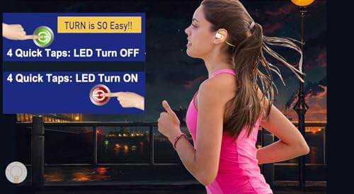 DUCKCANDY Open Ear Bluetooth Headphones with Dynamic LED Lighting – Ultimate Wireless Earbuds for Night Runs, Outdoor Adventures, and Daily Use – Lightweight, Safe Sound Experience for Kids and Adults