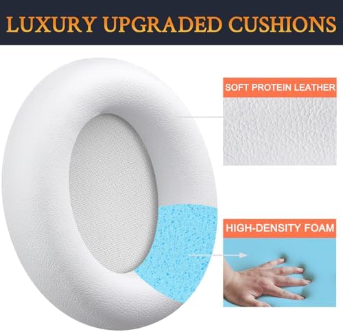 Elevate Your Audio Experience with SOULWIT Deep Brown Replacement Earpads for Beats Studio Pro Wireless Headphones – Luxurious Protein Leather Cushions with Advanced Noise Isolation Foam for Unmatched Comfort and Enhanced Sound Quality