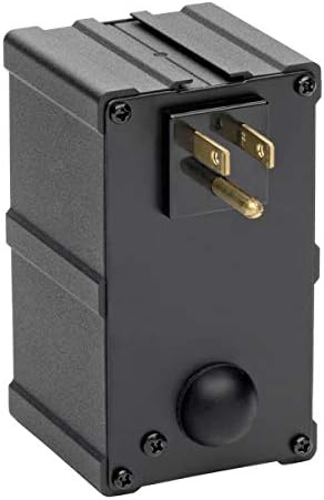 Tripp Lite Isobar ISOBLOK2-0 Industrial Heavy Duty Outlet Extender – Rugged Surge Protector Power Strip with 2 Grounded Outlets, Direct Plug-in Metal Design for Workshop & Garage Use – EMI/RFI Noise Filtering for Enhanced Equipment Safety and Efficiency