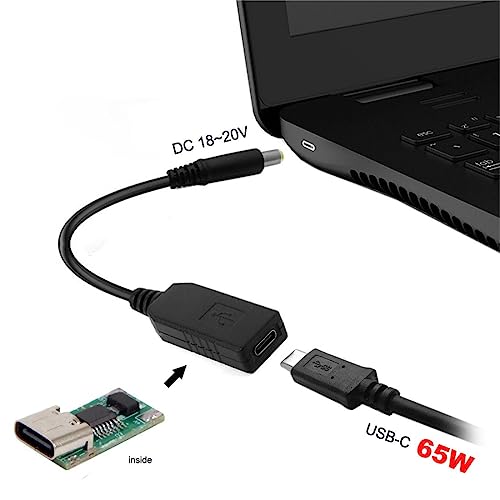 Chenyang CY USB C to Rectangle Power Cable for Lenovo Think Pad X1 – 65 W PD Emulator Trigger Charge Cable for Rapid Connectivity and Enhanced Durability – Ideal Accessory for Professionals on the Move