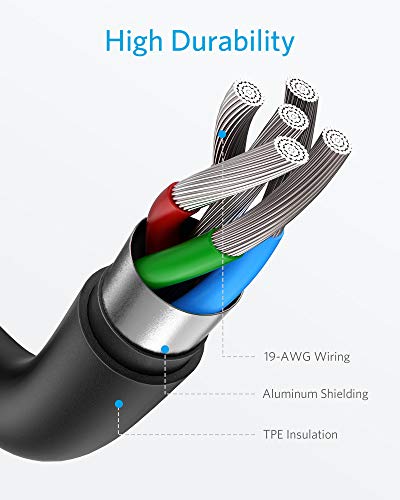 Anker 6 ft USB C to Lightning Cable – MFi Certified Fast Charging Cable for i Phone 13 Pro, 12 Pro Max & Air Pods Pro – Durable Design with Power Delivery Support – Tangle-Free Connectivity for Effortless Use