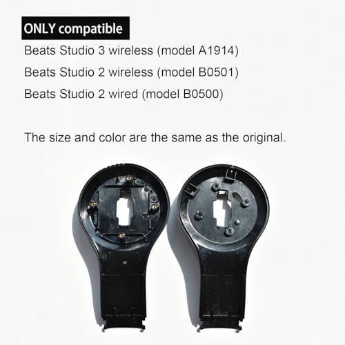 Upgrade Your Beats Studio 3 & Studio 2 Wireless Headphones with Yzcc SX Premium Inner Panel Replacement – OEM-Compatible White Shell for Superior Sound Enhancement and Design Restoration – Easy Installation, Long-Lasting Durability, and Perfect Fit for Audiophile Quality