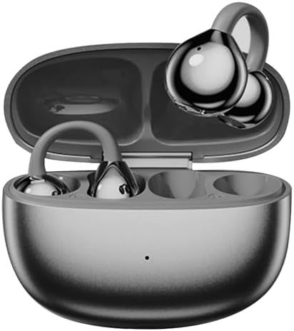 Revolutionize Your Audio Experience with Purple Wireless Bone Conduction Earbuds – Ultra-Lightweight Open Ear Clip-On Headphones Featuring Bluetooth 5.4, Engineered for Active Lifestyles and Enhanced Comfort, Waterproof Durability for Intense Workouts, Stay Aware and Connected with Superior Sound Quality