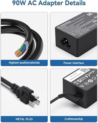 Power Up Your Lenovo: 65 W USB-C Charger for Think Pad, Yoga, and Chromebook – High-Speed, Versatile Compatibility with Enhanced Safety Features – Ideal Replacement for ADLX65 Series Power Supply with 12-Month Warranty