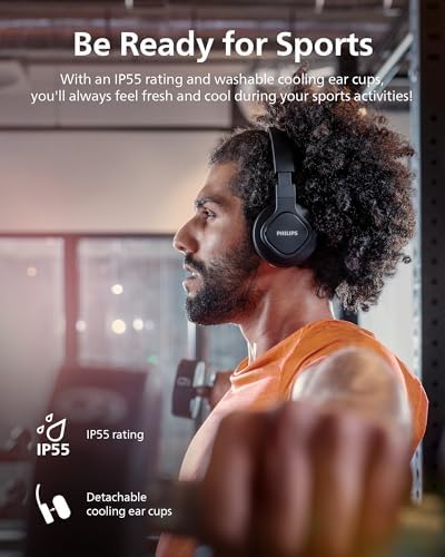 Immerse Yourself in Premium Sound with Philips H8506 Over-Ear Bluetooth Headphones | Unmatched Noise Cancellation & 60-Hour Battery Life | Ultra-Lightweight Comfort with Plush Ear Cushions | Dual Device Connectivity for Seamless Listening | Hi-Res Audio Quality in Sleek Black Finish | Perfect for Audiophiles and Everyday Use