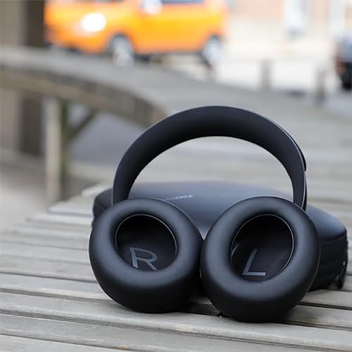 Upgrade Your Bose 700 Wireless Headphones with Luxurious Replacement Ear Cushions – Premium Soft Protein Leather & High-Density Noise Cancelling Foam for Superior Comfort and Sound Isolation – Seamless NC700 Compatibility in Sleek Black