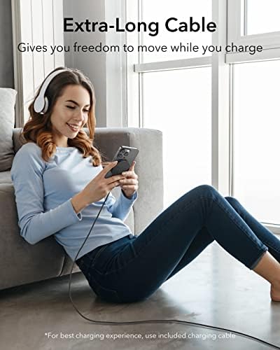 ESR Mag Safe 15 W Wireless Charger – Dual USB-C Charging Pad for i Phone 16 Pro Max, 16 Pro, 16, 16 Plus, 15, 14, 13, 12, and Galaxy S25 – Sleek Desert Titanium Finish – Effortless Magnetic Alignment for Air Pods Pro/3/4 – High-Speed Charging & Enhanced Device Compatibility