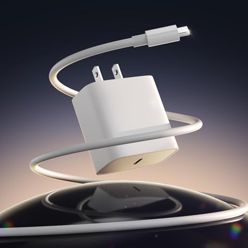 30 W USB-C Fast Charger Block with 6 ft & 10 ft Cables – Ultimate Charging Solution for i Phone 16, 16 Pro Max, 15, i Pad Pro & Samsung Galaxy S24 Ultra – Unmatched Speed, Safety & Versatility for Daily Use