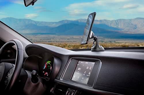 Scosche Magic Mount Select Dual Pack – Premium Magnetic Car Phone Holder for i Phone & Android – Secure 360° Adjustable Mount for Hands-Free Driving – Ideal for Dash & Window Use – Durable Design for Enhanced Compatibility & Safety