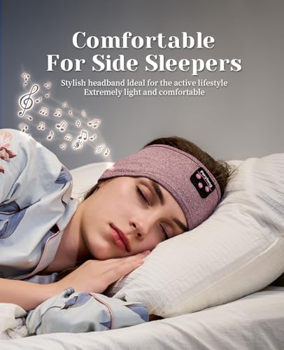 Perytong Wireless Bluetooth Sports Headband Headphones – Ultimate Comfort & Crystal-Clear Sound for Sleep, Yoga & Jogging – Perfect for Insomnia Relief, Meditation, and Easy Device Pairing