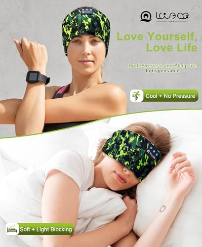 Ultimate Bluetooth 5.4 Sleep Headband Headphones – Designed for Side Sleepers, Unmatched Comfort for Active Lifestyles, Superior Sound Quality, Ergonomic Fit for Enhanced Relaxation, Ideal Tech Gift for Music and Podcast Enthusiasts