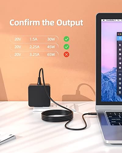 High-Speed 45 W USB Type-C Charger for Samsung Chromebook Laptops – UL Certified, Exceptional Compatibility with Chromebook 4, 4+, Pro Plus & More – Lightweight & Portable Design – 30-Day Satisfaction Guarantee!