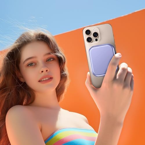 Compact 3-in-1 Mag Safe Power Bank – 10,000 m Ah Magnetic Charger with 22.5 W PD Fast Charging for i Phone 16/15/14/13/12, Apple Watch & Air Pods – Ultimate On-the-Go Charging Solution with Enhanced Safety Features and Dual Device Support