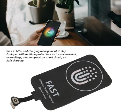 Magnetic Type C Charging Receiver – Ultra-Thin Fast Charging Adapter for Seamless Device Integration and Enhanced Compatibility, Effortless Magnetic Suction Technology for Quick Attachments, Ideal Phone Charging Accessory for Modern Lifestyles