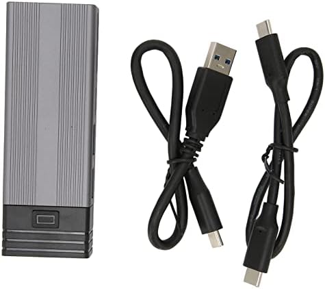 Enhanced USB C M.2 NVMe SSD Enclosure for Game Consoles and Tablets – High-Speed 2 TB Storage Expansion with Plug-and-Play Convenience – Sleek Silver Design for Superior Performance and Compatibility
