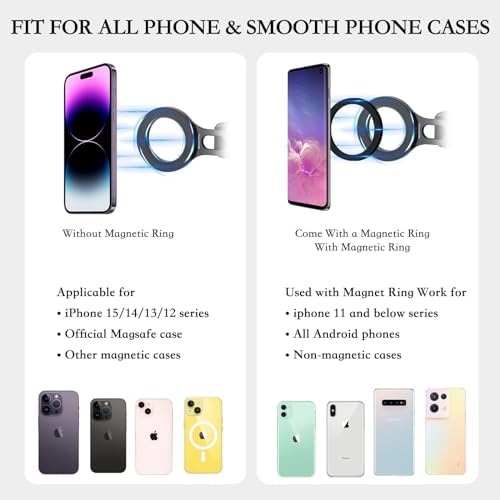 Premium Magnetic Phone Holder for Tesla – Effortless Steering Wheel Mount Compatible with Mag Safe & Universal Devices – Enhanced Stability with Magnetic Ring – Ideal for Safe Driving Navigation & Hands-Free Calls – Perfect for i Phone, Samsung & All Smartphones – Essential Tesla Accessory for Modern Drivers