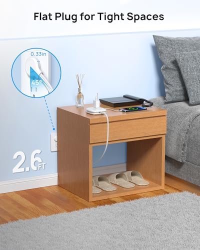 Ultimate Travel Power Strip with Fast Charging USB-C, 3 Spacious Outlets, and 2.6 FT Cord – Perfect for Hotels, Cruise Ships & On-the-Go Power Needs – Compact & Lightweight Design for Effortless Portability and Enhanced Device Compatibility