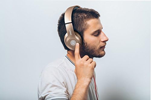Revolutionize Your Listening Experience with i Joy Wireless Over-Ear Bluetooth Headphones – Foldable Design, Built-in Microphone, FM Radio & Micro SD Slot for Ultimate Versatility in Striking Orange – Exceptional Sound Quality for Music Lovers and Gamers of All Ages