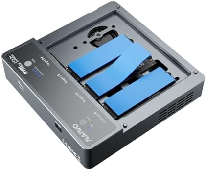 MAIWO 40 Gbps M.2 NVMe SSD Enclosure – Ultra-Fast USB4 Type-C Adapter for 8 TB SSDs – Tool-Free Installation with Thunderbolt 3/4 Compatibility – Durable Aluminum Alloy Design for Optimal Heat Dissipation – Perfect for Gamers and Creative Professionals
