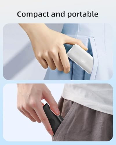 Compact 10,000 m Ah Portable Apple Watch Charger – Fast Charging Mini Power Bank with Integrated Cable for Apple Watch 9/Ultra/8/7/6/SE/5/4/3/2 and i Phone 14/13/12/11/Samsung – Ultimate Travel Companion for Efficient Device Powering