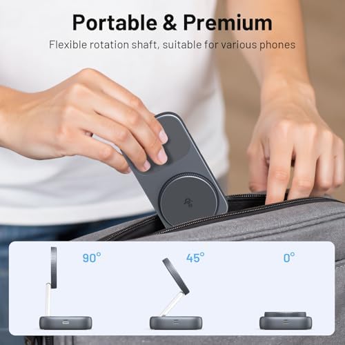 Upgrade Your Mac Book Experience with the Selore USB C Hub: 4 K HDMI Dock, 100 W Rapid Power Delivery, Qi2 Wireless Charging, 10 Gbps High-Speed Data Transfer & i Phone Mirroring – The Essential Space-Saving Organizer for Maximum Productivity