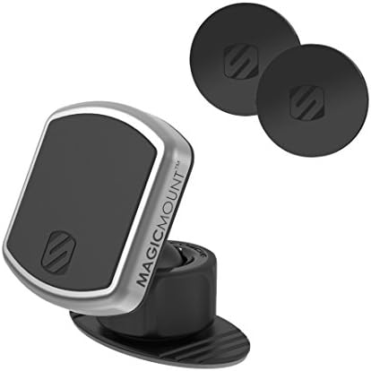 Scosche Magic Mount Pro MPD2 PK-UB: Advanced Magnetic Car Phone Holder for i Phone & Android – 360° Adjustable Hands-Free Driving Solution – Secure & Stable 2-Pack for Ultimate Convenience – Universal Compatibility for All Devices