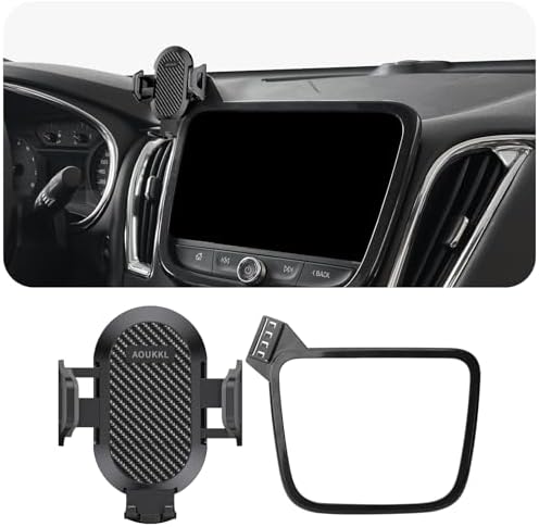 Secure Car Phone Holder for Chevy Malibu (2016-2024) & Equinox (2018-2024) – Optimized for 8-Inch Screens, Thick Case Compatibility, and Enhanced Stability for 4.7-7 Inch Devices – Elevate Safety and Convenience on the Road