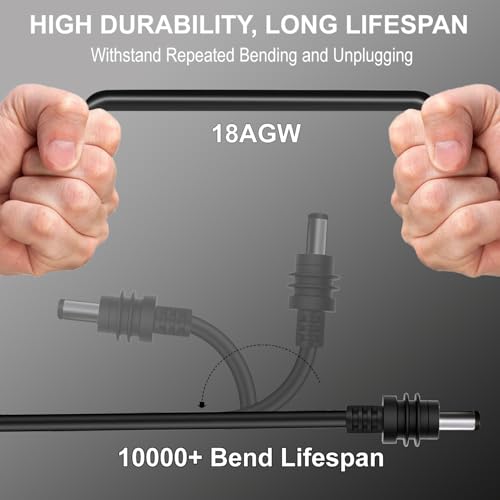 Starlink Mini USB C to DC Power Cable, 6.5FT/2M Type-C to DC Power Cable for Starlink Mini, PD 20V USB-C Input to DC Male Output Waterproof, Compatible 65W PD 20V Protocol Power Supply/Source (2M) – Enhanced Compatibility and Speed