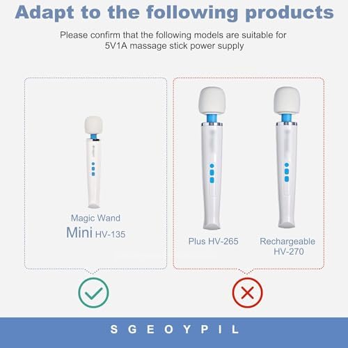 High-Performance Replacement Charger for Hitachi Magic Wand Mini HV-135 – Fast Charging Power Adapter for Ultimate Convenience and Enhanced Trigger Point Relief Experience