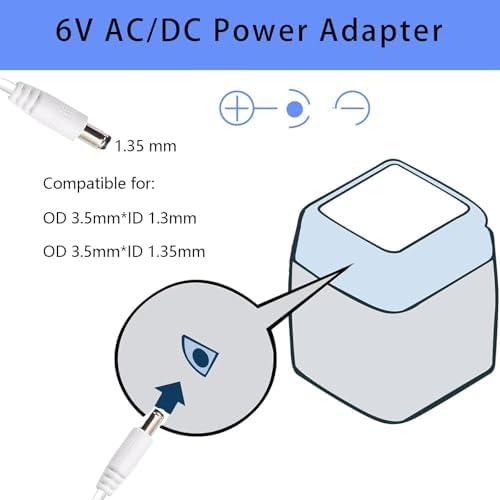 Reliable 6 V AC/DC Power Supply Adapter for Breg Devices – Essential Charger Replacement for Models 10698, D0660 & BEG10711 with Extended Safety Cord for Optimal Efficiency and Device Longevity